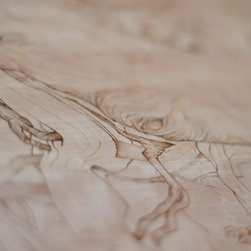 Table basse pyrograv&eacute; - Coffee Tables