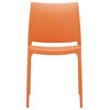 Compamia Maya Patio Dining Chair in Orange