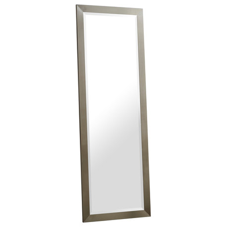 Hepburn Mirror, Brushed Silver