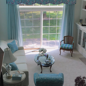 Blue townhome