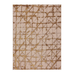 Enigma Collection - Contact Brushed Gold - Area Rugs