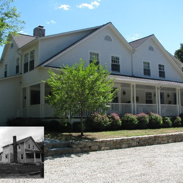 Wilton New England Farmhouse Restored/Expanded