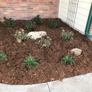 Minimal - budget friendly flowerbed insta