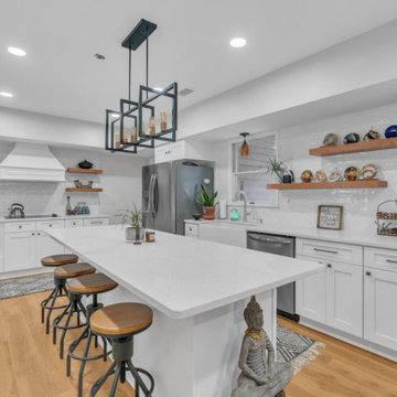 Contemporary & Timeless White Kitchen