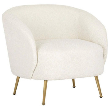 Rapoto Lounge Chair, Altro White