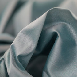 Blue SIlk - Drapery Fabric