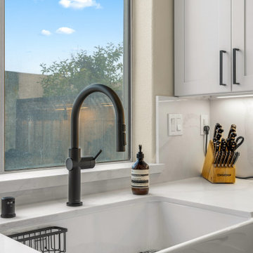 Sleek Modern Kitchen with White Cabinets 2 and High-End Appliances