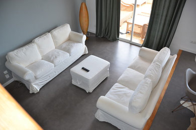 Photo of a contemporary living room in Palma de Mallorca.