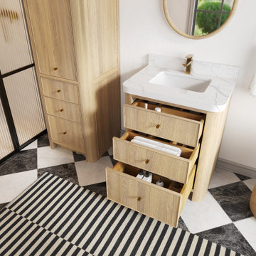 Orlando Oak Bathroom Vanity