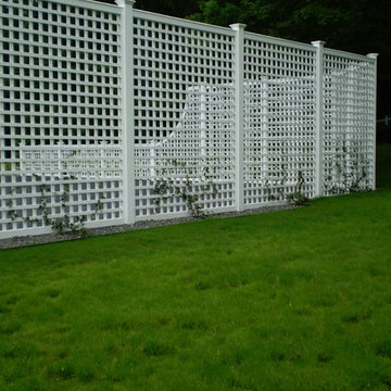 Lattice Tennis Court Enclosure