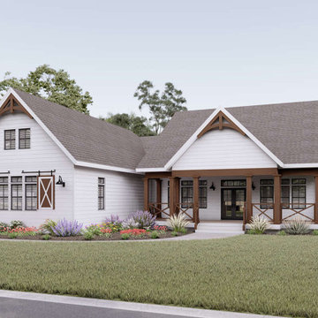 Modern Farmhouse Plan 6849-00078 (Exclusive)