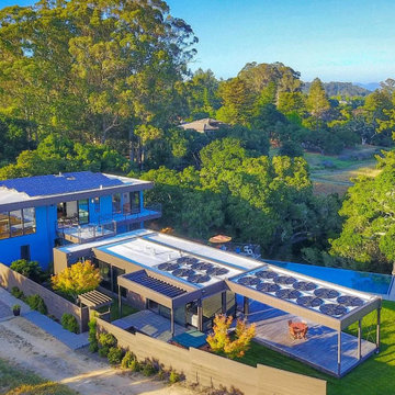 Spacious Santa Cruz Modern Home With Solar Panels