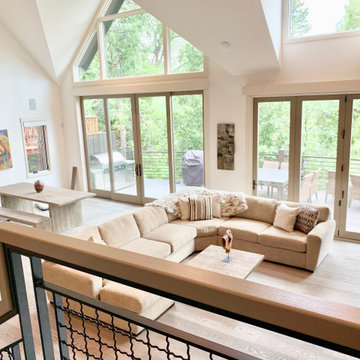 Modern Industrial Lodge, lake Arrowhead Lake Front