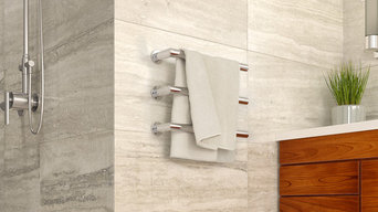 Single ended electric heated towel rails