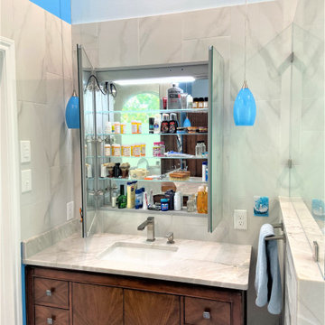 Updated Contemporary Master Bathroom