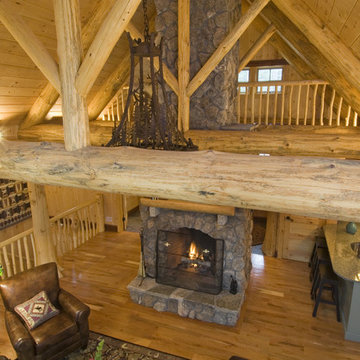 Unique Hybrid of Conventional, Timber and Log Framed Home