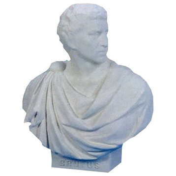Brutus Robed Bust 33, Busts Greek & Roman