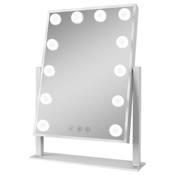 LED Bulbs Hollywood Makeup/Vanity Mirror With 10X Magnification Mirror