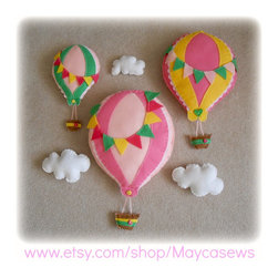 Hot Air BALLOON Decor - Kids Wall Decor