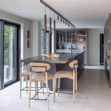 Metallic high end kitchen