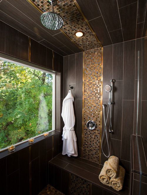 Built In Shower Seat Ideas, Pictures, Remodel and Decor