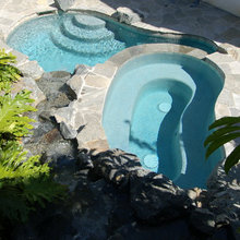 Pool/spa for backyard