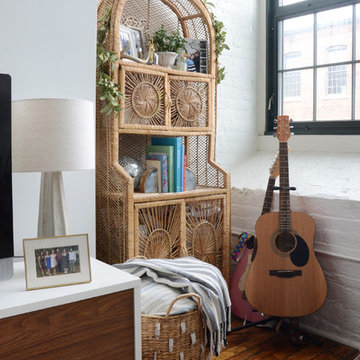 My Houzz: Pretty Pinks and Neutrals in a Chic Providence Loft