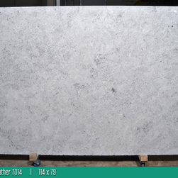 Colonial White Leather - Kitchen Countertops