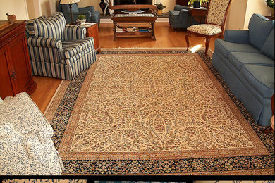 Living room - traditional living room idea in Philadelphia