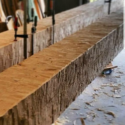 Adze surfaced Pine box beams - Products