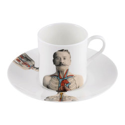 The New English - The New English Anatomica Espresso Cup and Saucer - Cappuccino And Espresso Cups