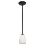 Access Lighting - Access Lighting 28069-3R-ORB/OPL Sherry - 6" 11W 1 LED Rod Pendant - No. of Rods: 3  Canopy Included: TRUE  Shade Included: TRUE  Cord Length: 120.00  Canopy Diameter: 5.25 x 1. Rod Length(s): 22.00  Color Temperature:   Lumens:Sherry 6" 11W 1 LED Rod Pendant Oil Rubbed Bronze *UL Approved: YES *Energy Star Qualified: n/a  *ADA Certified: n/a  *Number of Lights: Lamp: 1-*Wattage:11w LED bulb(s) *Bulb Included:Yes *Bulb Type:LED *Finish Type:Oil Rubbed Bronze