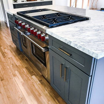 Dark Gray Shaker Kitchen