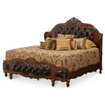 AICO - Lavelle Melange California King Bed With Leather Tufted - Lavelle Melange Collection: