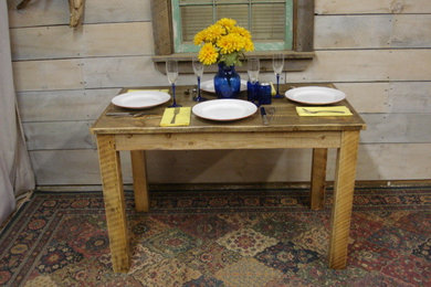 Farmhouse Dining Table 45"x27"x29"H  Polycrylic finish