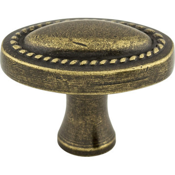 Top Knobs M402 Oval 1-1/4 Inch Oval Cabinet Knob - German Bronze