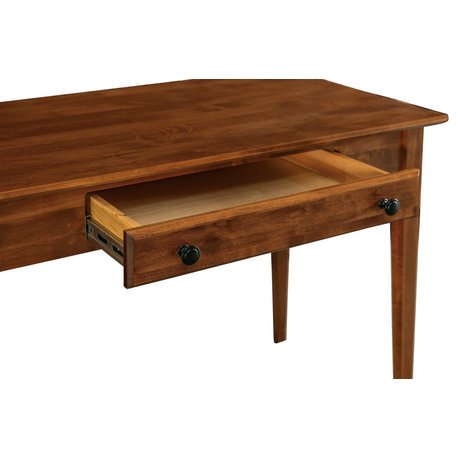 Solid Wood Writing Desk, Warm Cherry