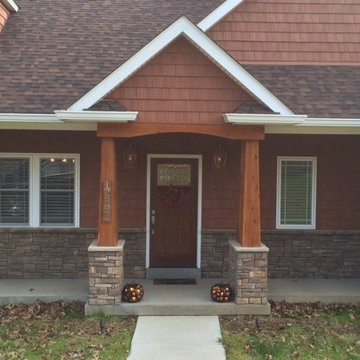 Material supplied for a Craftsman style new construction project