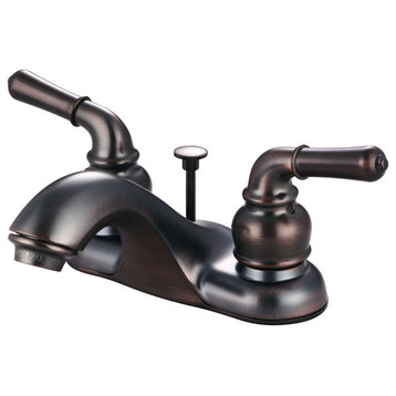 Two Handle Lavatory Faucet, Classic Bronze, Classic Bronze