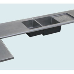 Stainless Top | Handcrafted Metal - Kitchen Countertops
