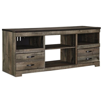 Ashley Furniture Trinell 63"" TV Stand in Brown