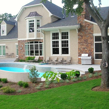 Far Above Par - A Pool With A Golf Course View