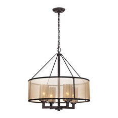 Diffusion 4 Light Chandelier In Oil Rubbed Bronze