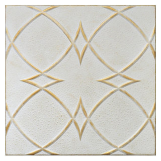 R35 Ultra Pure White BEHR Styrofoam Glue Up Ceiling Tile 20x20
