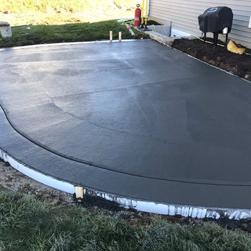 Ashalt Slate Stamped Patio