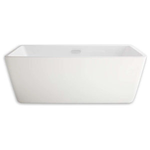 63 Streamline N 620 63fswh Fm Soaking Freestanding Tub With Internal Drain Contemporary Bathtubs By Bathroom Bazzar Houzz