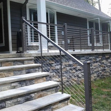 front porch and stairs