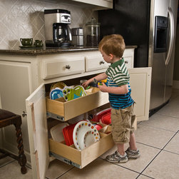 Pull Out Shelves for Base Kitchen Cabinets - Kitchen Drawer Organizers
