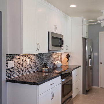 White Galley Kitchen