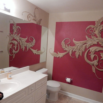 Dynamic Scolls Powder room